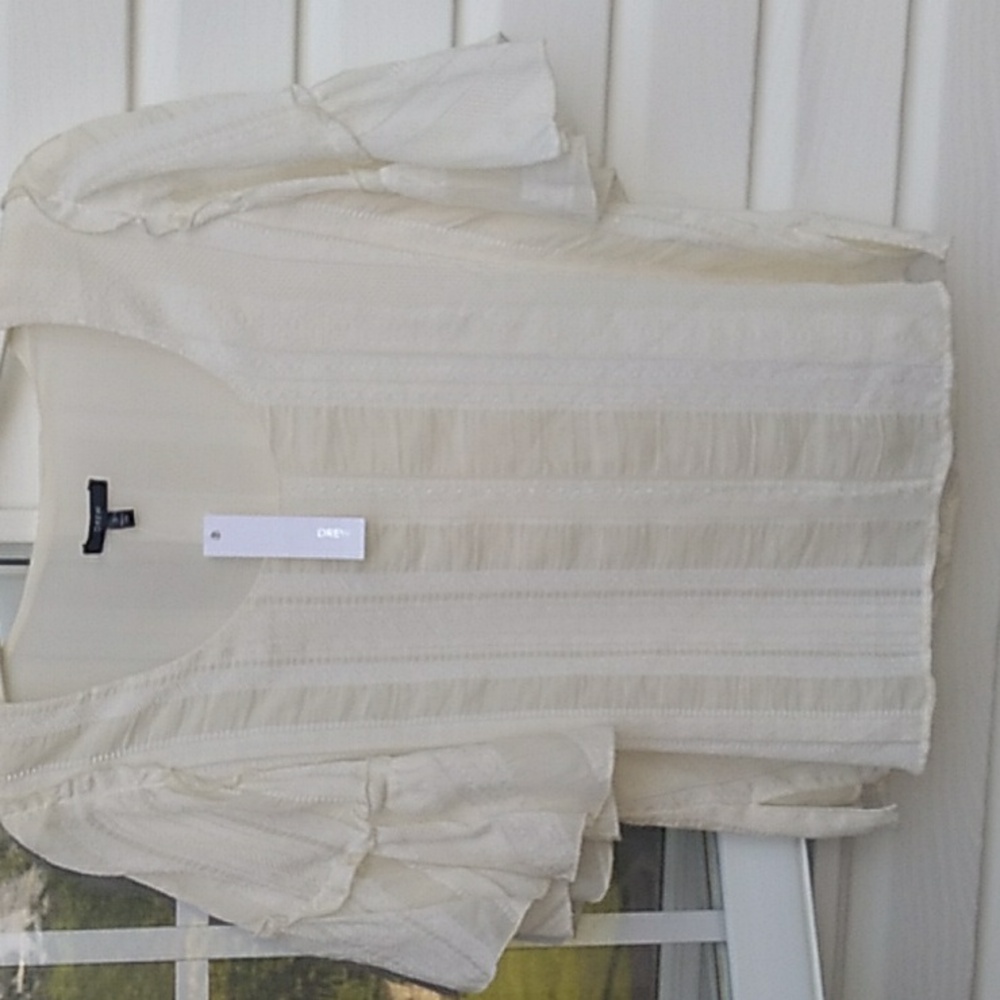 DREW ruffle sleeve top